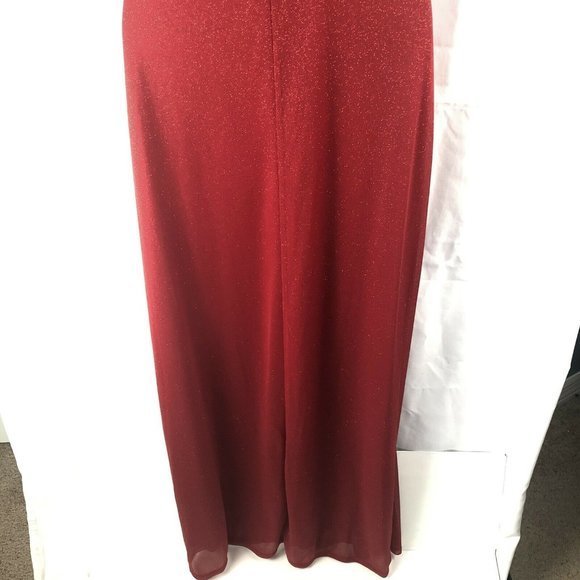 Sweet Storm Red Glitter Evening Dress - Size Large - Pre-Owned - Picture 5 of 5